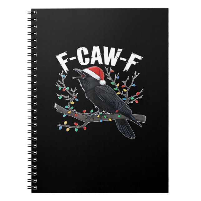 F-Caw-F Funny Trendy Notebook (Front)