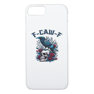 F-Caw-F Gothic Crow Raven Skull Classic iPhone 8/7 Case