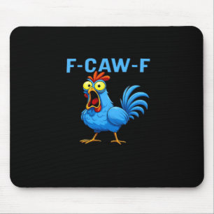 F-Caw-F Graphic Gear Creative Design Mouse Mat