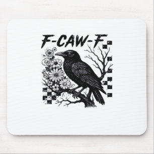 F-Caw-F Halloween Bird Mouse Mat