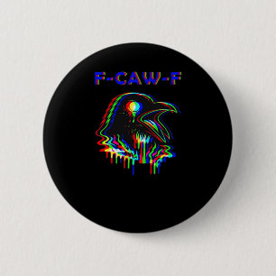 F-Caw-F Halloween Music Party Essential 6 Cm Round Badge