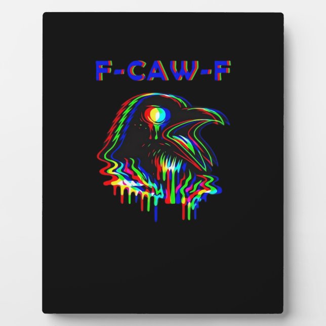 F-Caw-F Halloween Music Party Essential Plaque (Front)