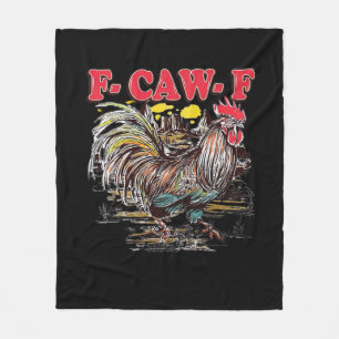 F-Caw-F Hei Hei Moana Rooster Classic Funny Graphi Fleece Blanket