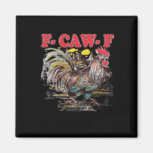 F-Caw-F Hei Hei Moana Rooster Classic Funny Graphi Magnet