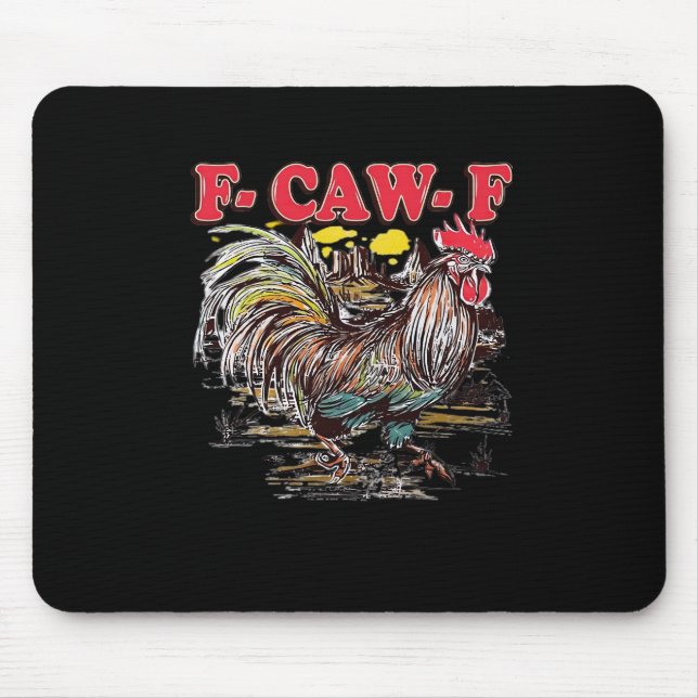 F-Caw-F Hei Hei Moana Rooster Classic Funny Graphi Mouse Mat (Front)