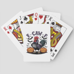 F Caw F Humor Crow Gothic Funny Style Playing Cards