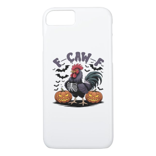 F-Caw-F Humour Crow Funny Gothic Case-Mate iPhone Case (Back)