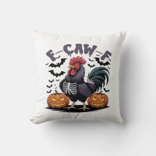F-Caw-F Humour Crow Funny Gothic Cushion