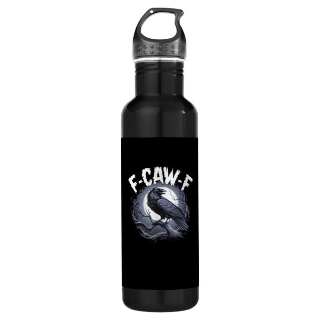 F-Caw-F Minimal Clean 710 Ml Water Bottle (Front)