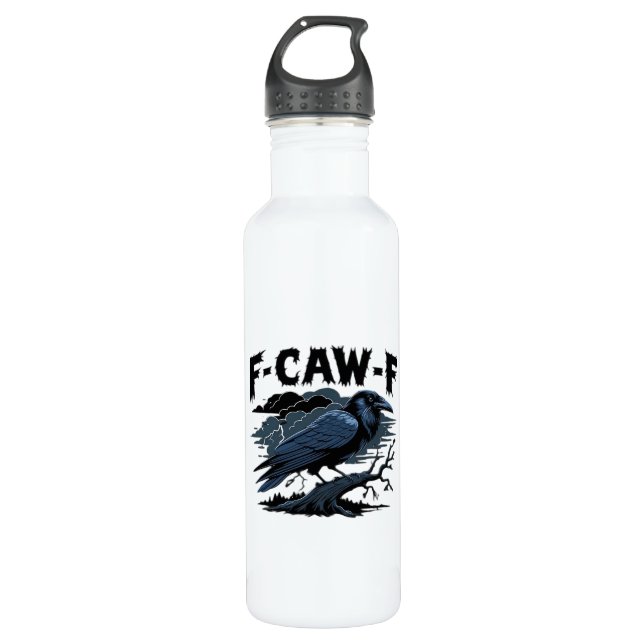 F-Caw-F Minimal Clean 710 Ml Water Bottle (Front)