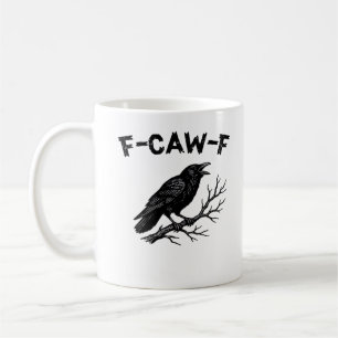 F-Caw-F Minimal Clean Coffee Mug