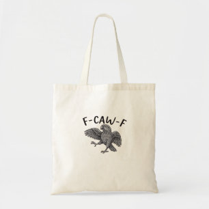F Caw F Minimal Clean Design Tote Bag