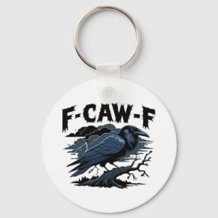 F-Caw-F Minimal Clean Key Ring