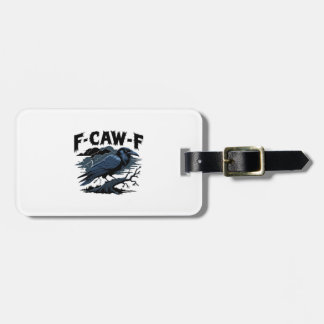 F-Caw-F Minimal Clean Luggage Tag