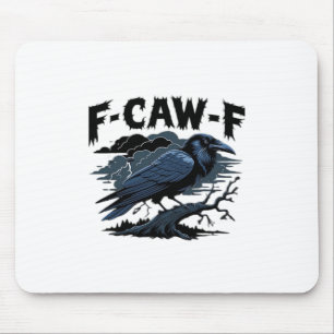 F-Caw-F Minimal Clean Mouse Mat