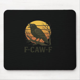 F-Caw-F Minimal Clean Mouse Mat