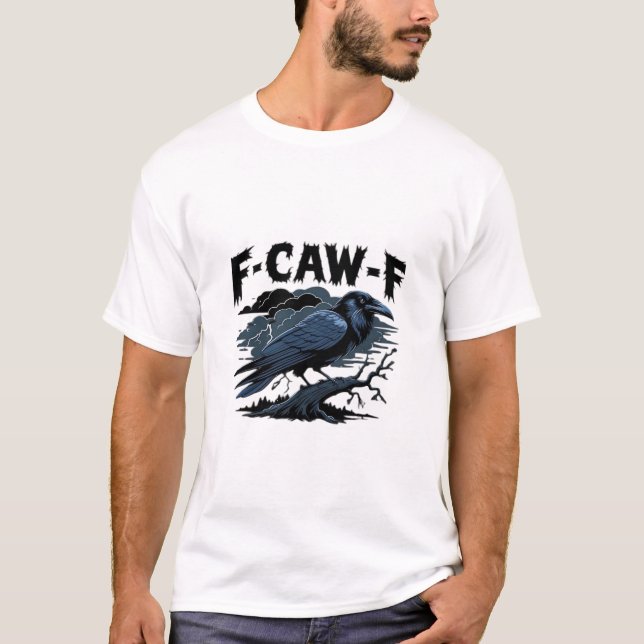 F-Caw-F Minimal Clean T-Shirt (Front)