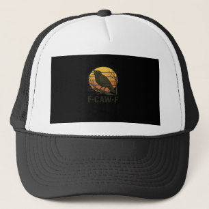 F-Caw-F Minimal Clean Trucker Hat