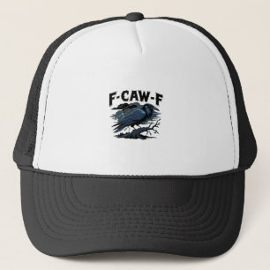 F-Caw-F Minimal Clean Trucker Hat