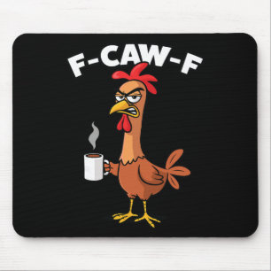 F-caw-f Morning Coffee Mouse Mat