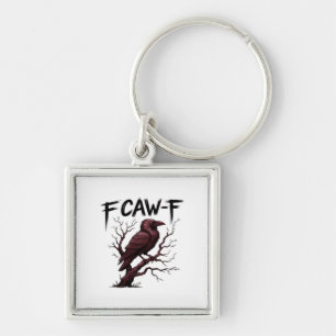 F-Caw-F Raven Classic Key Ring
