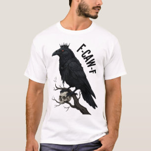 F-CAW-F Raven King with a Skull T-Shirt
