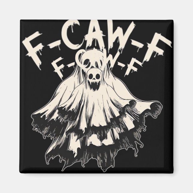 F-Caw-F Raven Retro Classic Magnet (Front)