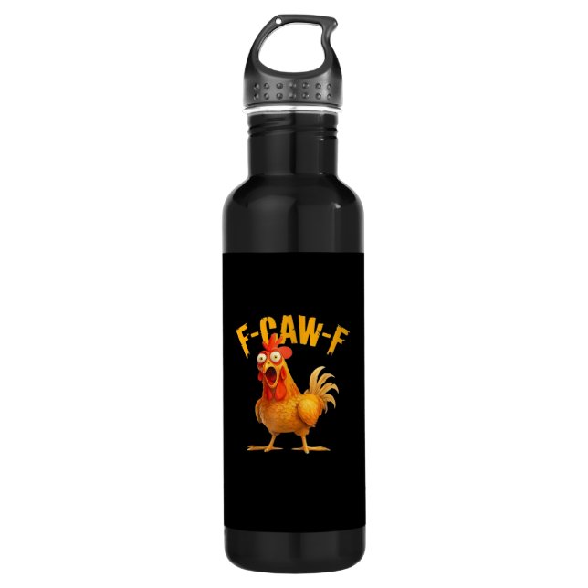 F-Caw-F Retro Classic 710 Ml Water Bottle (Front)
