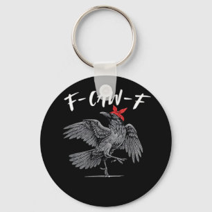 F-Caw-F Retro Classic Key Ring