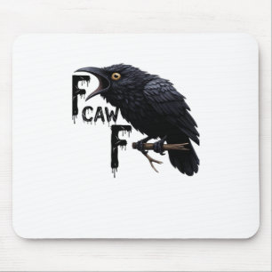 F Caw F Retro Classic Mouse Mat