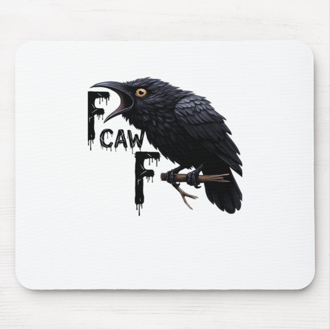 F Caw F Retro Classic Mouse Mat (Front)