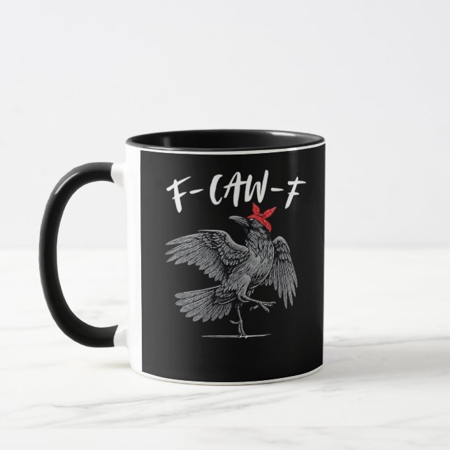 F-Caw-F Retro Classic Mug (Left)