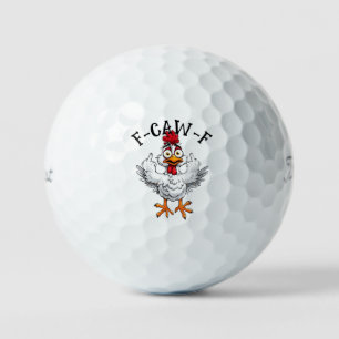 F Caw F Rooster Titleist - Funny Pro V1 Golf Balls