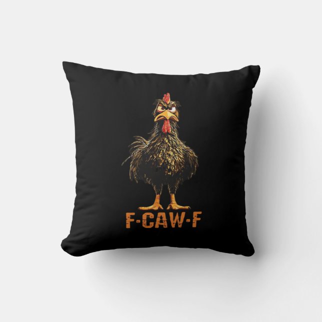F-Caw-F Simple Clean Cushion (Front)