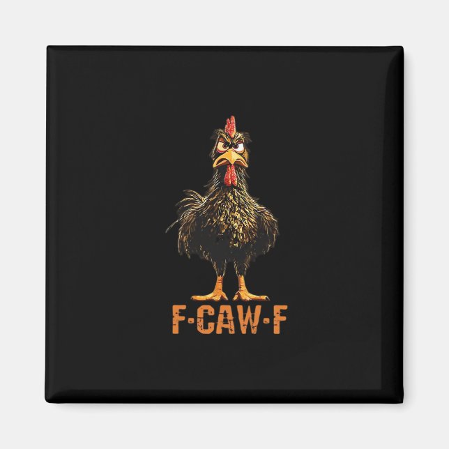 F-Caw-F Simple Clean Magnet (Front)