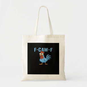 F-Caw-F Swearing Chicken Classic Retro Style Tote Bag