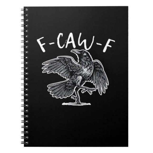 F-Caw-F Trendy Casual Notebook (Front)