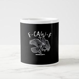 F-Caw-F Vintage Style Large Coffee Mug