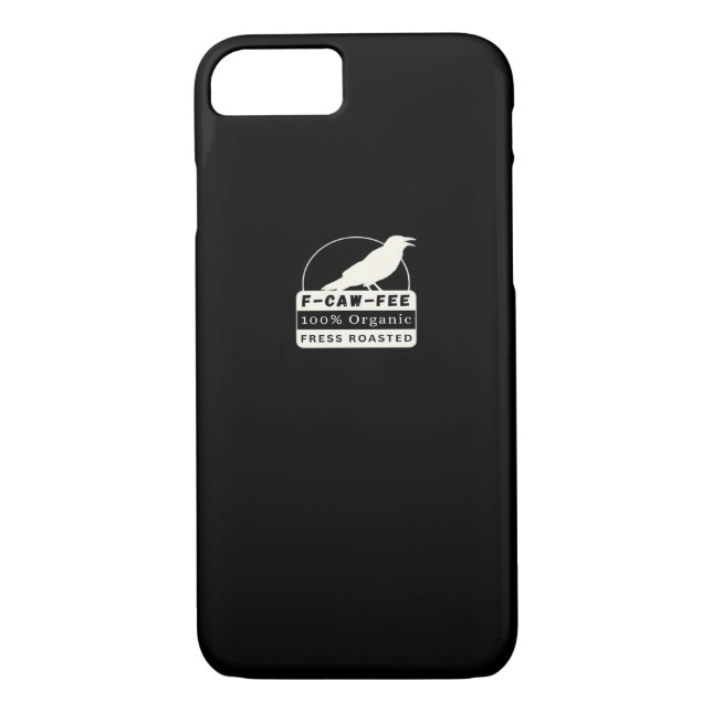 F-Caw-Fee Organic Style Classic Case-Mate iPhone Case (Back)