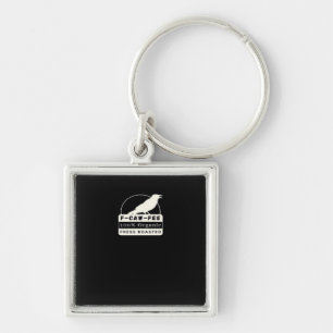 F-Caw-Fee Organic Style Classic Key Ring