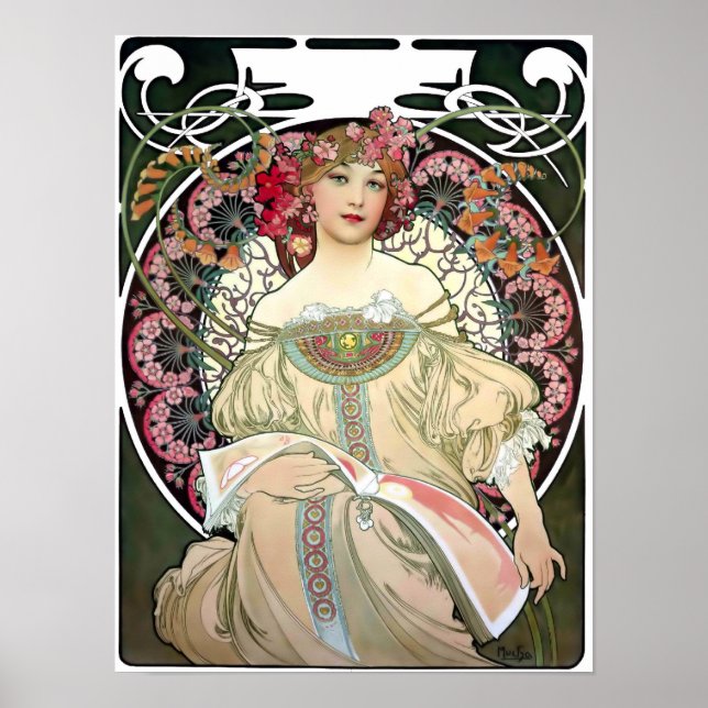 F. Champenois Imprimeur-Éditeur by Alfons Mucha Poster (Front)