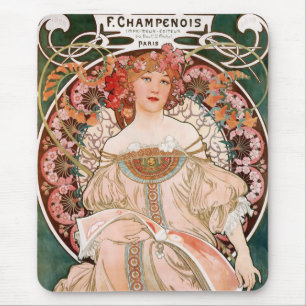 F. Champenois Imprimeur Editeur Mouse Mat