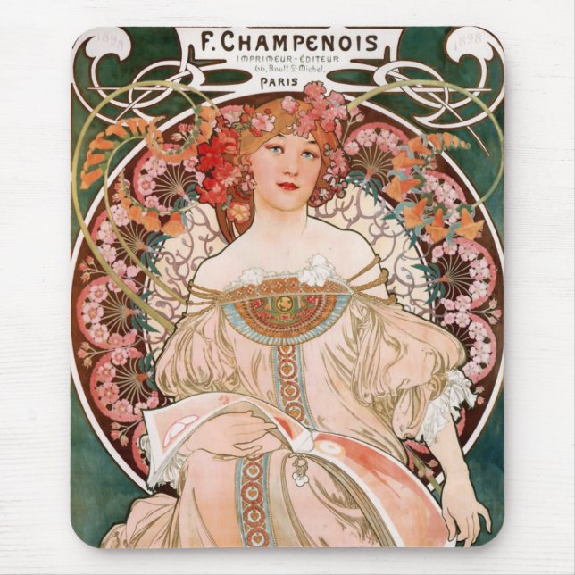 F. Champenois Imprimeur Editeur Mouse Mat (Front)