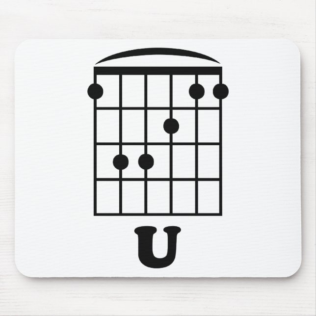 F Chord U Mouse Mat (Front)