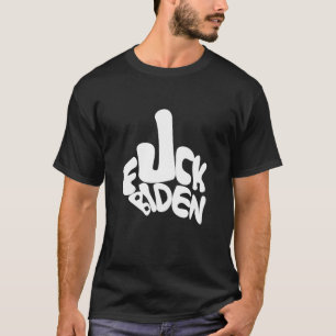 F*ck Biden Bleached T-shirt, Conservative, Trump,  T-Shirt