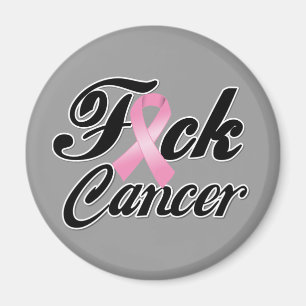 F*CK Breast Cancer Shirts Magnet
