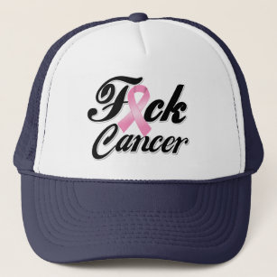 F*CK Breast Cancer Shirts Trucker Hat