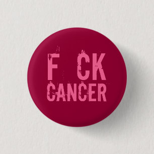 F CK CANCER 3 CM ROUND BADGE
