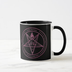 F*CK CANCER! Baphomet mug