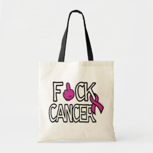 F#CK CANCER...Breast Cancer Tote Bag
